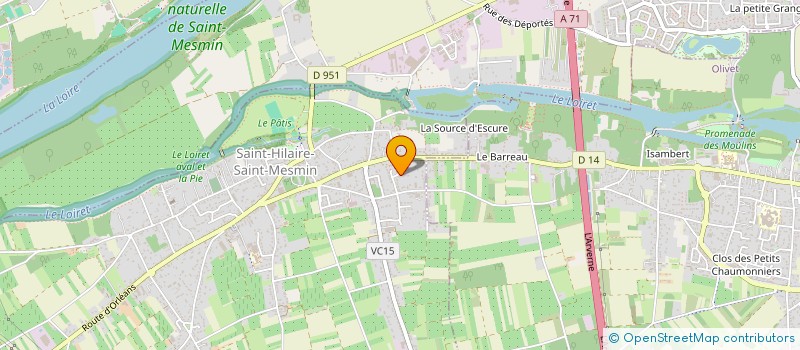 localisation de l'entreprise LPH à SAINT-HILAIRE-SAINT-MESMIN