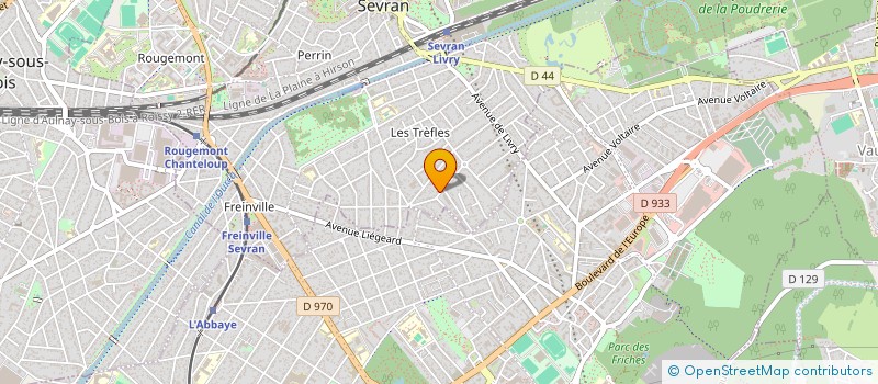 localisation de l'entreprise LPH BAT à SEVRAN