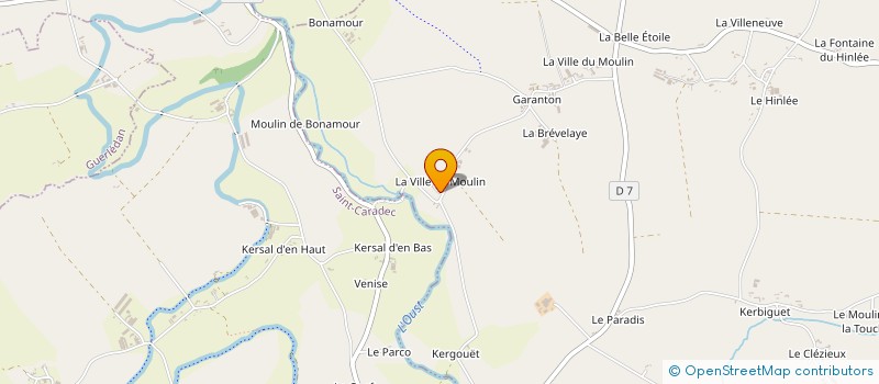 localisation de l'entreprise LPH COUVERTURE à TREVE