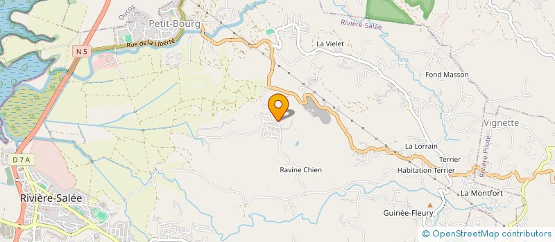 localisation de l'entreprise LPI  RIVIERE-SALEE