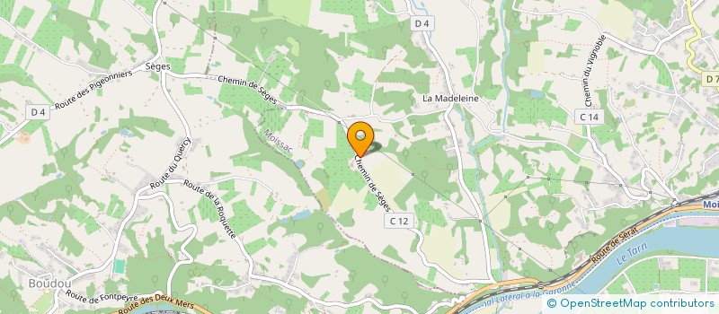 localisation de l'entreprise LPI  MOISSAC