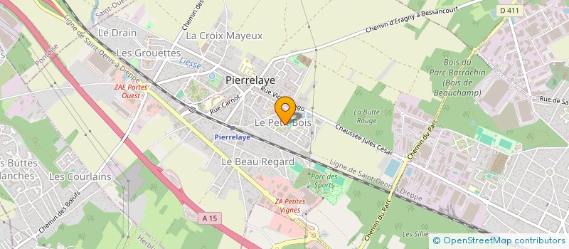 localisation de l'entreprise LPI-LA PROPRETE INDUSTRIELLE  PIERRELAYE