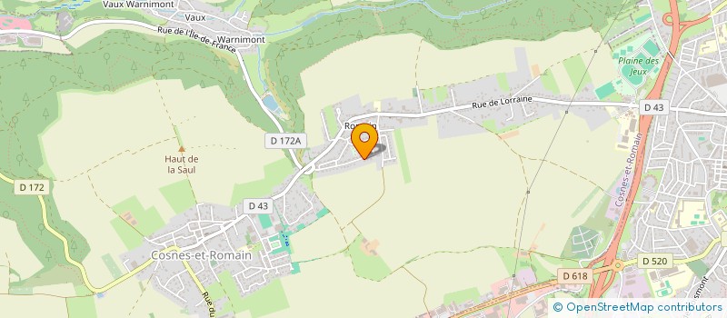 localisation de l'entreprise LPIB LOCATIONS  COSNES-ET-ROMAIN