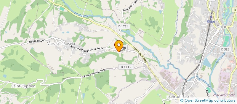 localisation de l'entreprise LPIMMO SEQUOIA  VARS-SUR-ROSEIX