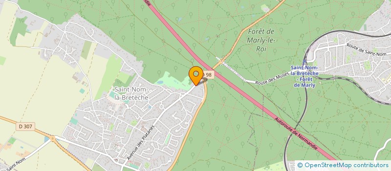 localisation de l'entreprise LPJ  SAINT-NOM-LA-BRETECHE