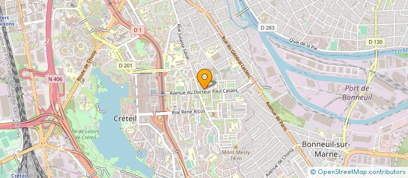 localisation de l'entreprise LPJ à CRETEIL