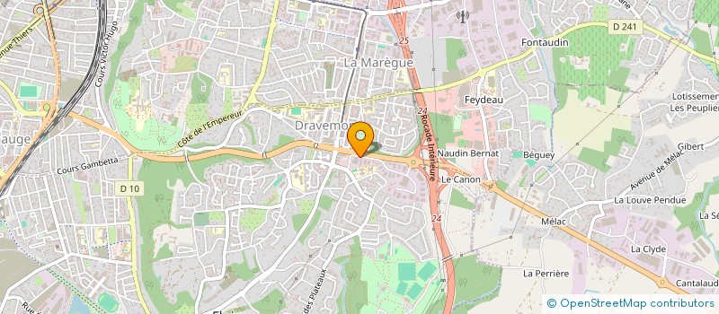 localisation de l'entreprise LPJ  FLOIRAC