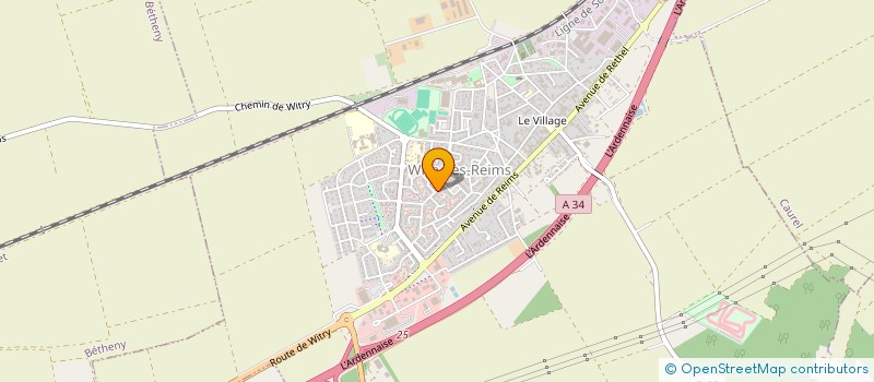 localisation de l'entreprise LPJ EXPRESS  WITRY-LES-REIMS