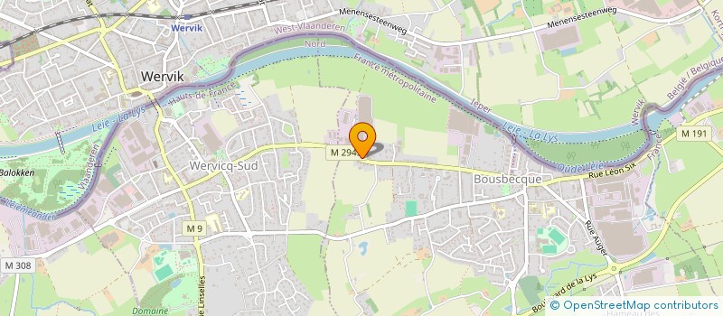 localisation de l'entreprise LPJ INVEST  BOUSBECQUE