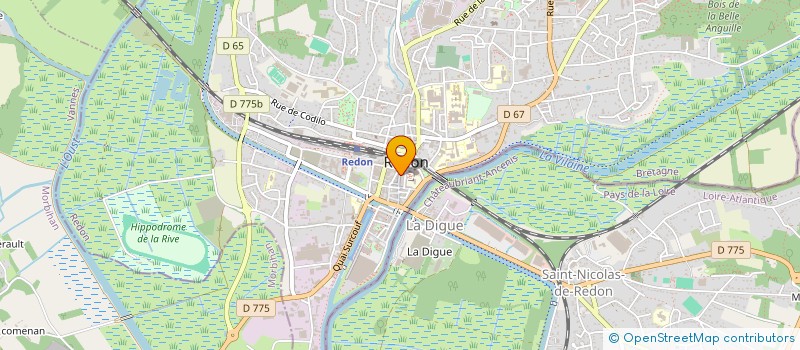 localisation de l'entreprise LPJ REDON  REDON