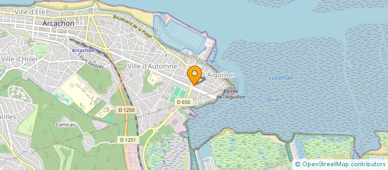 localisation de l'entreprise LPL à ARCACHON