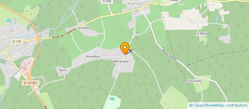 localisation de l'entreprise LPL  AVENSAN