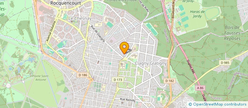 localisation de l'entreprise LPL à VERSAILLES