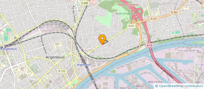 localisation de l'entreprise LPL  ARGENTEUIL