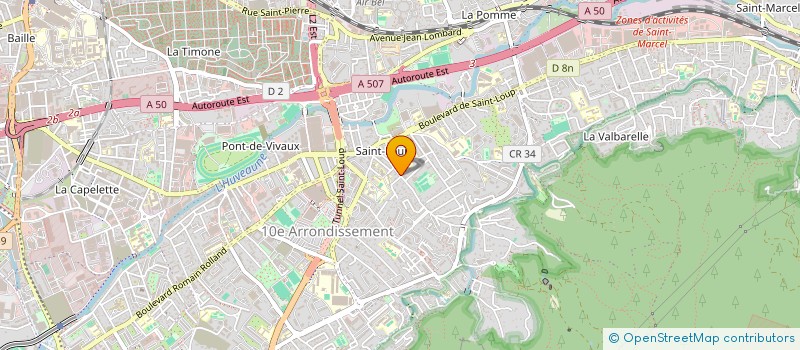 localisation de l'entreprise LPL BAS à MARSEILLE 10EME