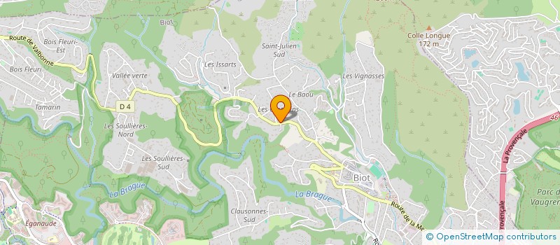 localisation de l'entreprise LPL CONSULTANT  BIOT