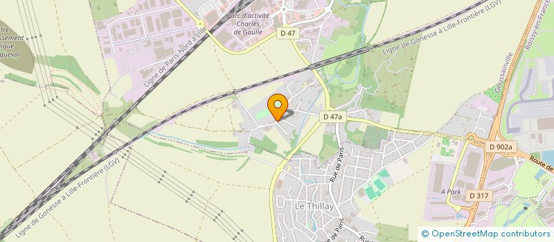 localisation de l'entreprise LPL DEPANNAGE  GOUSSAINVILLE