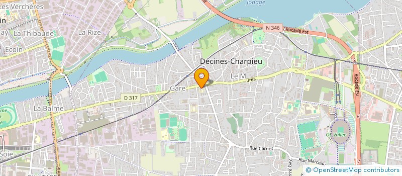 localisation de l'entreprise LPL INVESTISSEMENT  DECINES-CHARPIEU