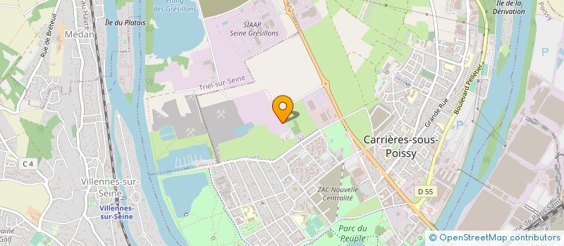 localisation de l'entreprise LPL LOCATION PRESTATION  CARRIERES-SOUS-POISSY