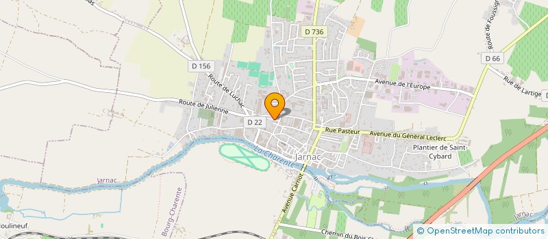 localisation de l'entreprise LPL SOYAUX à JARNAC