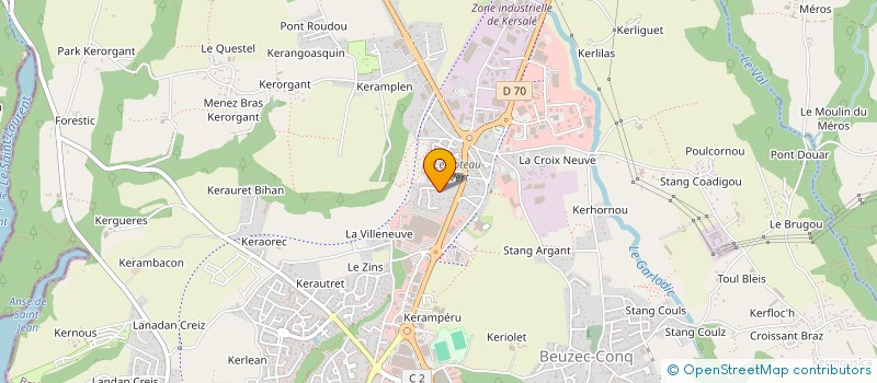 localisation de l'entreprise LPLBH à CONCARNEAU