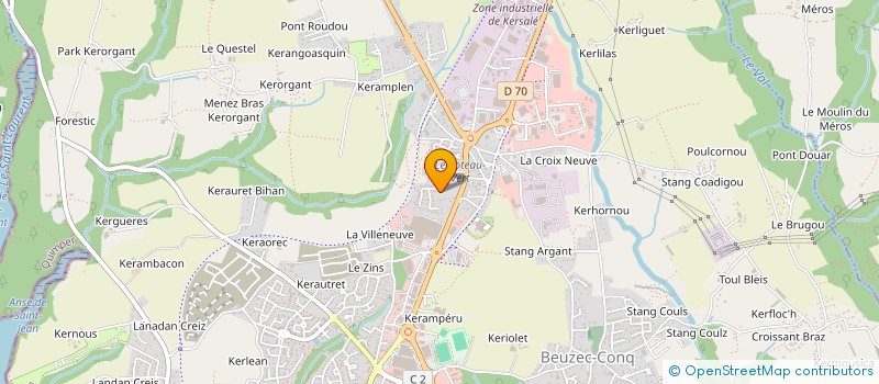 localisation de l'entreprise LPLBH IMMOBILIER  CONCARNEAU