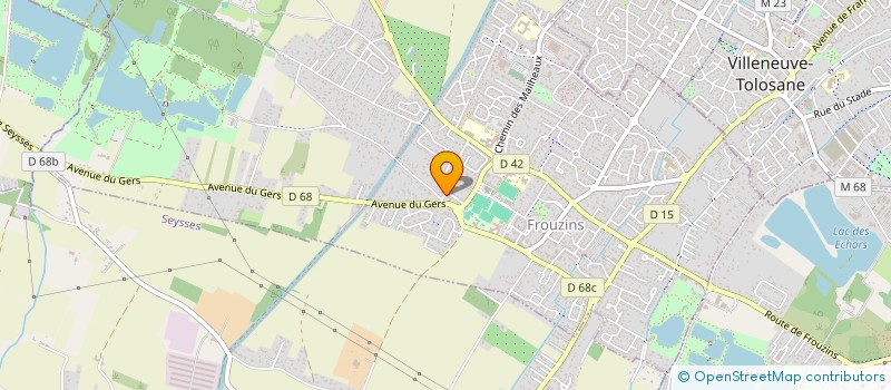 localisation de l'entreprise LPLH  FROUZINS