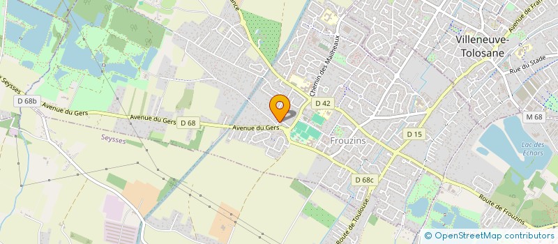 localisation de l'entreprise LPLH LOCATION  FROUZINS