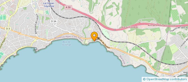 localisation de l'entreprise LPLM  LA CIOTAT