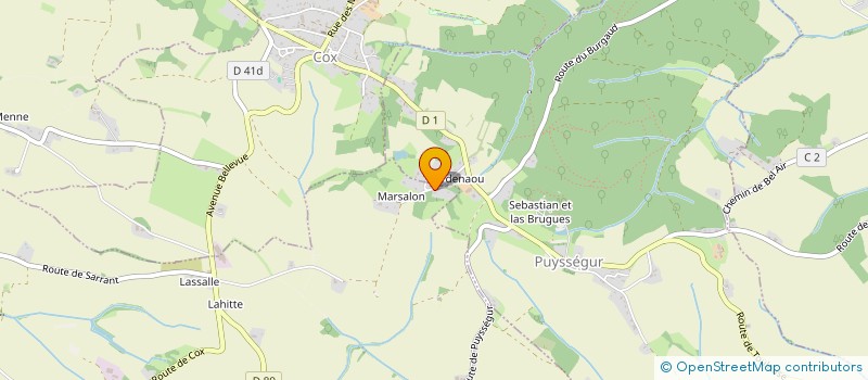 localisation de l'entreprise LPLM à PUYSSEGUR