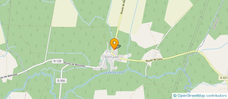 localisation de l'entreprise LPLM MACONNERIE  BELHADE