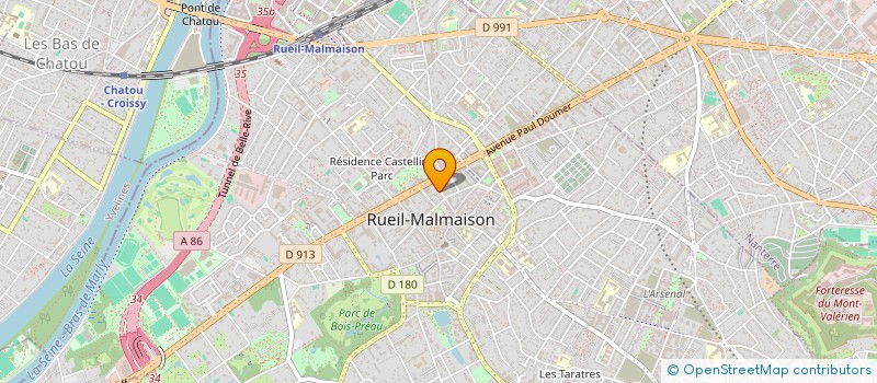 localisation de l'entreprise LPM 3000 à RUEIL MALMAISON