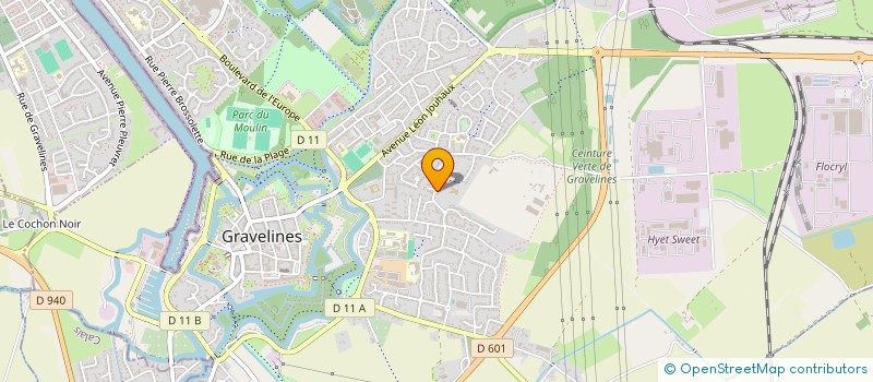 localisation de l'entreprise LPM 620 à GRAVELINES