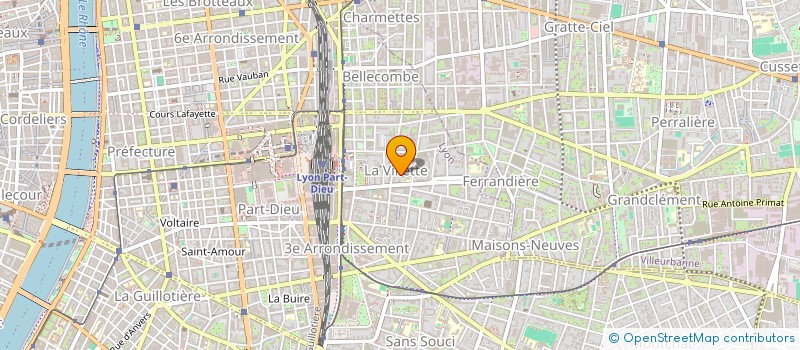 localisation de l'entreprise LPM 69  LYON