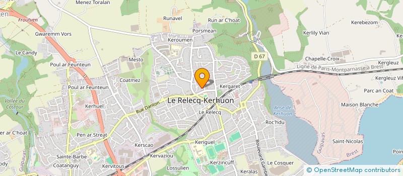 localisation de l'entreprise LPM à LE RELECQ-KERHUON