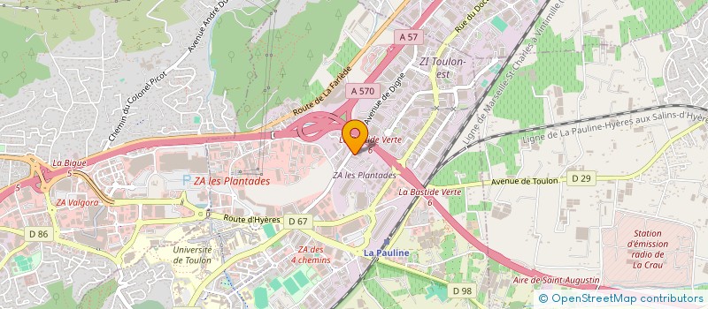 localisation de l'entreprise LPM à GONFARON