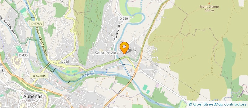 localisation de l'entreprise LPM  SAINT-PRIVAT