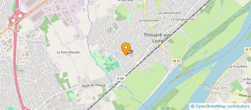localisation de l'entreprise LPM à THOUARE-SUR-LOIRE