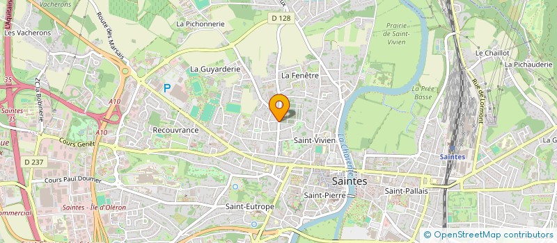 localisation de l'entreprise LPM  SAINTES