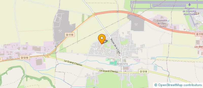 localisation de l'entreprise LPM  LA COTE-SAINT-ANDRE