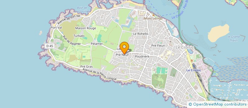 localisation de l'entreprise LPM  LE CROISIC