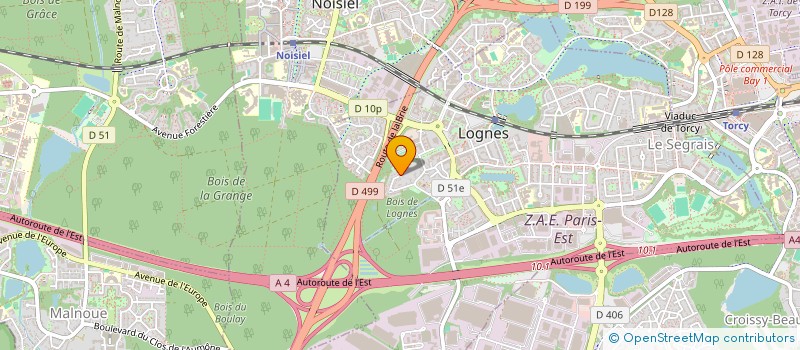 localisation de l'entreprise LPM à LOGNES