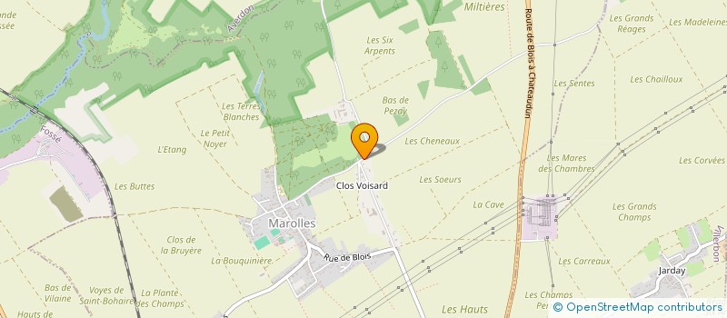 localisation de l'entreprise LPM  MAROLLES