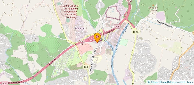 localisation de l'entreprise LPM FRANCE à FREJUS