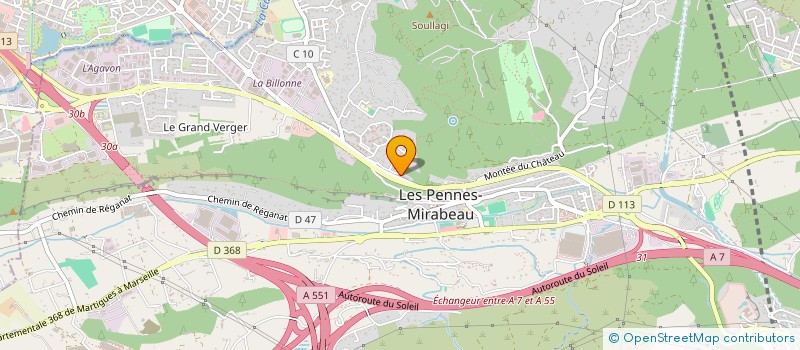 localisation de l'entreprise LPM LIFA à LES PENNES-MIRABEAU