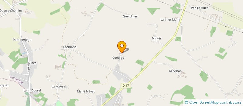 localisation de l'entreprise LPM MACONNERIE  PLUMERGAT