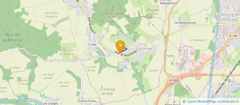 localisation de l'entreprise LPM TRADE AUTO  LARBROYE