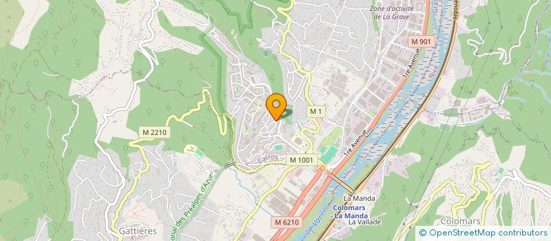 localisation de l'entreprise LPMB à CARROS