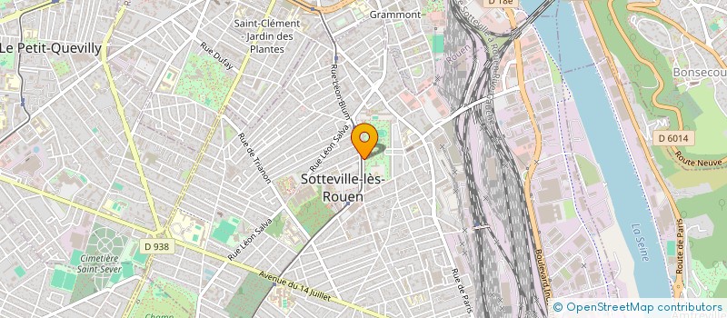 localisation de l'entreprise LPMD.IMMO.  SOTTEVILLE-LES-ROUEN