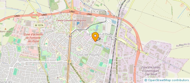 localisation de l'entreprise LPME à DIJON